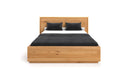 Designer houten bed Celestia van massief eikenhout met opbergruimte