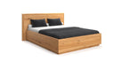 Designer houten bed Celestia van massief eikenhout met opbergruimte