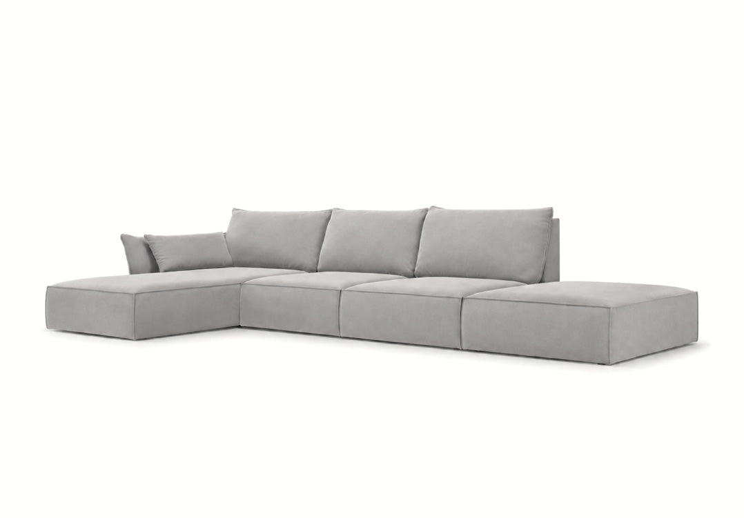 Designerbank Nuvola L Open in Fluweel