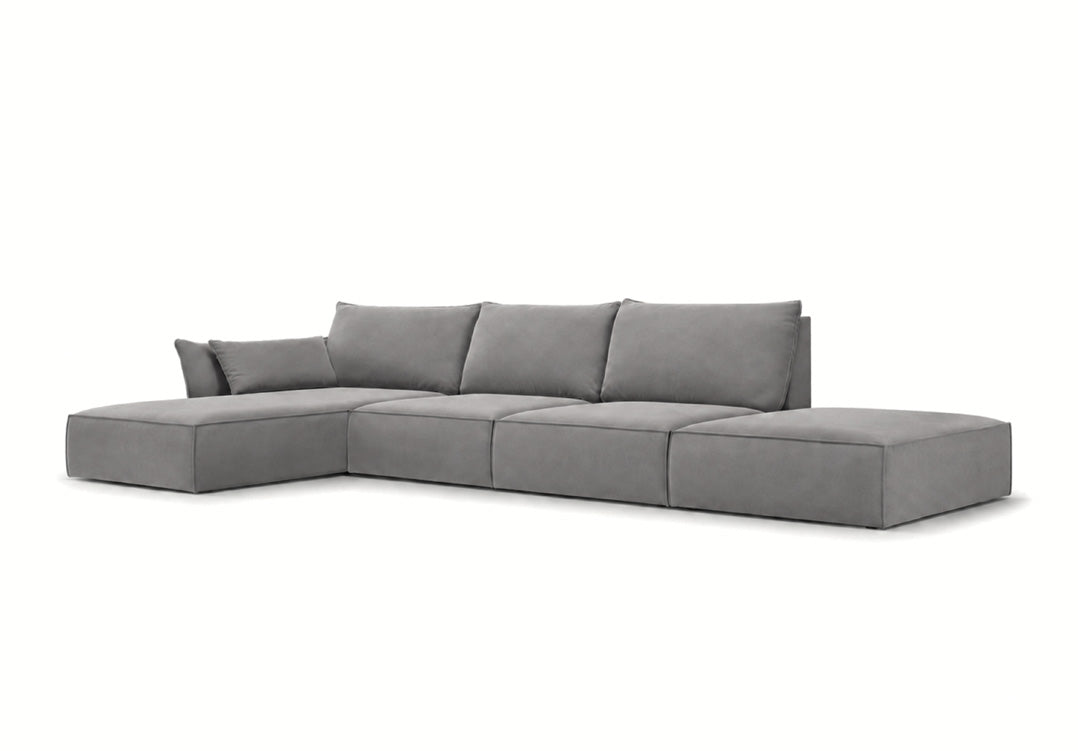 Designerbank Nuvola L Open in Fluweel