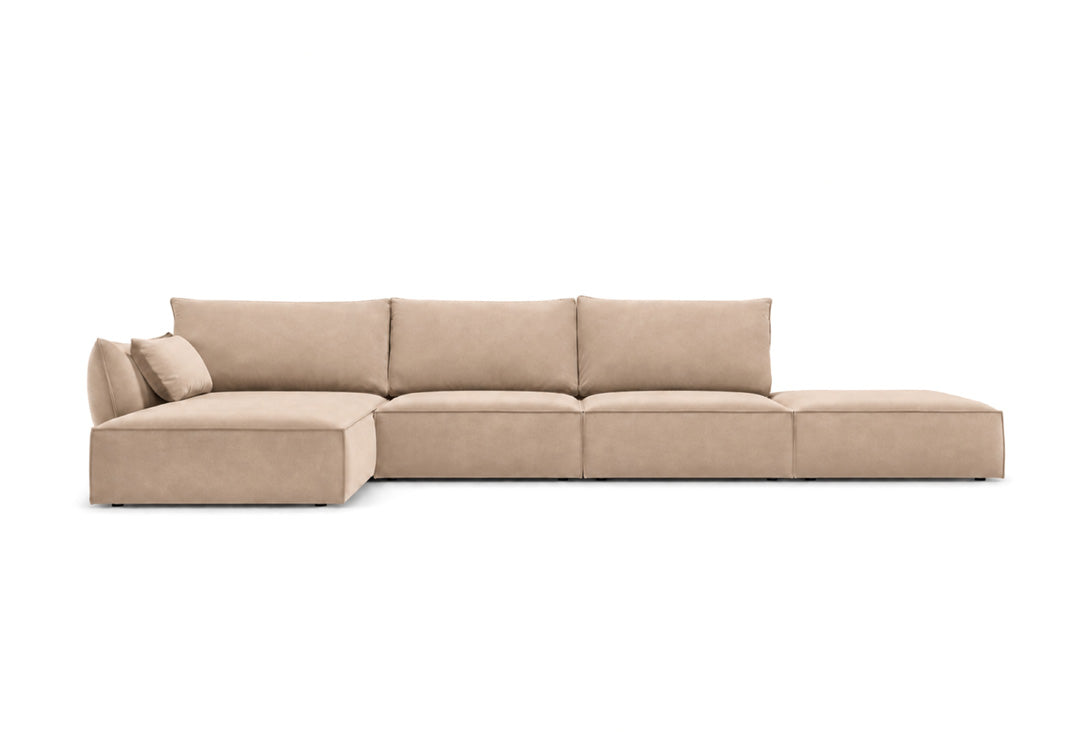Designerbank Nuvola L Open in Fluweel