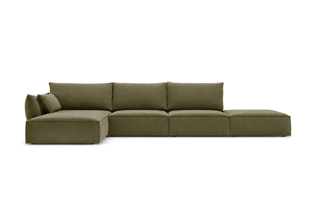 Designerbank Nuvola L Open in Fluweel