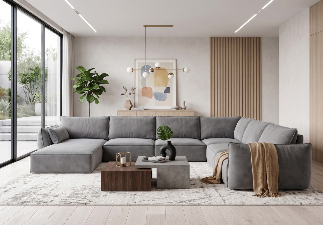 Designbank Nuvola U in Fluweel