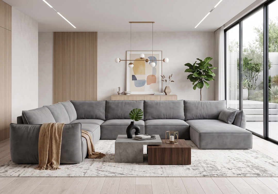 Designbank Nuvola U in Fluweel