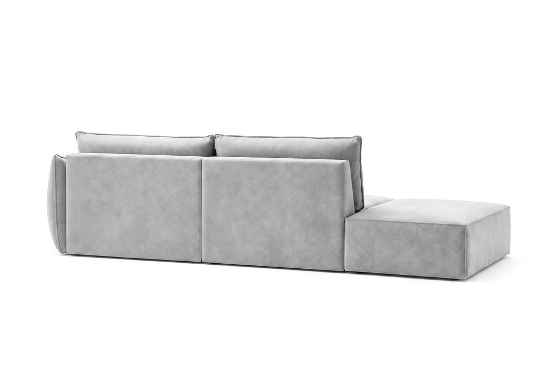Designerbank chaise longue Nuvola in Fluweel
