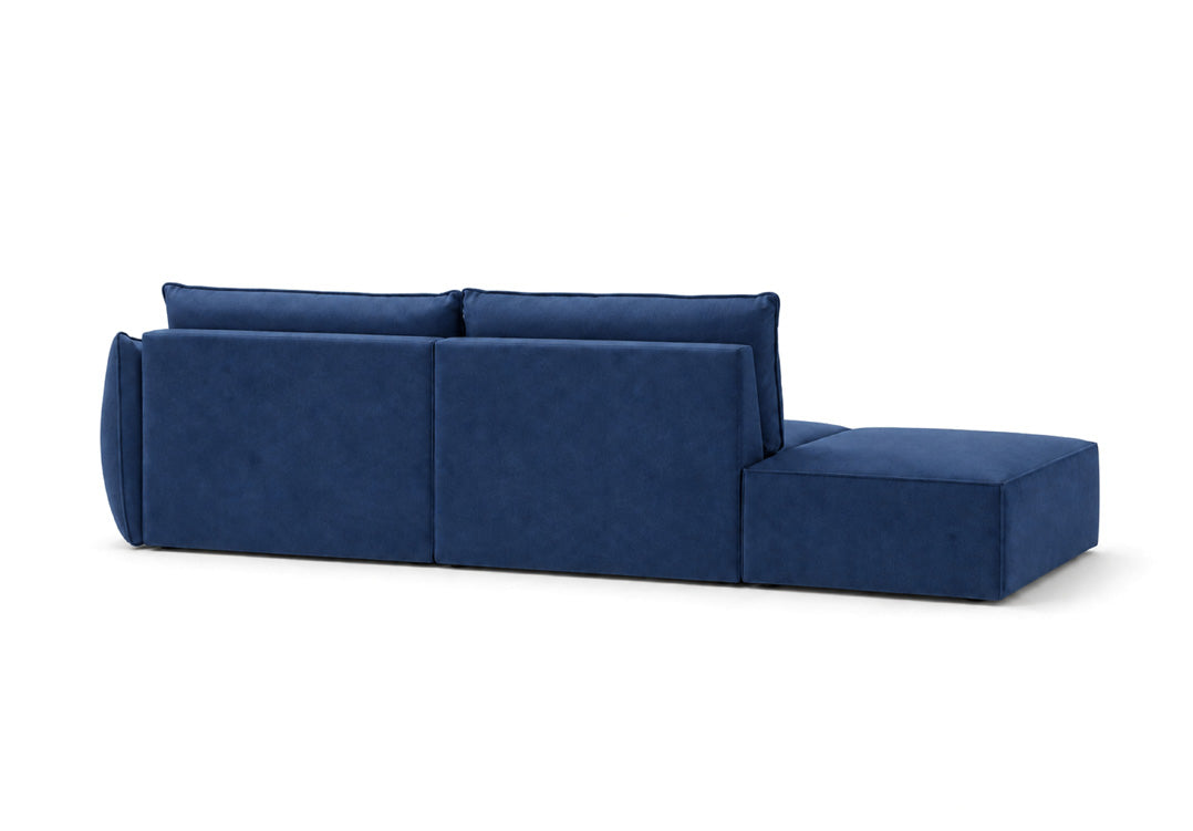Designerbank chaise longue Nuvola in Fluweel