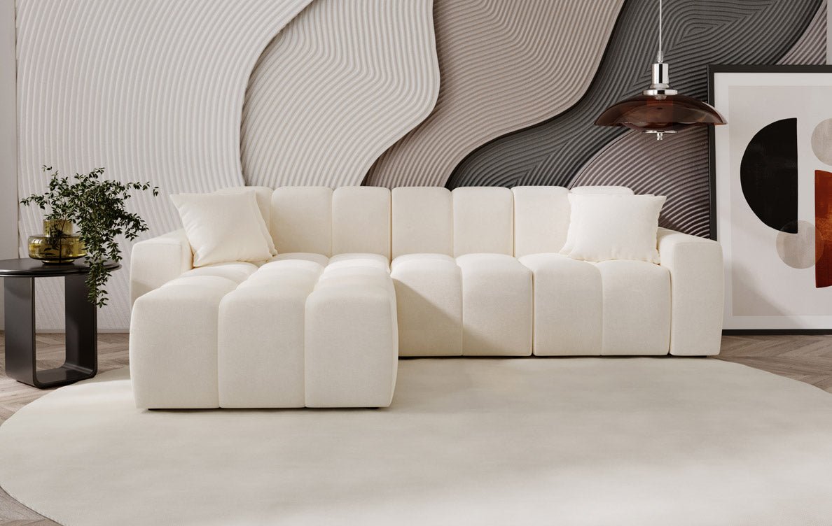 Designerbank Amber in fluweel