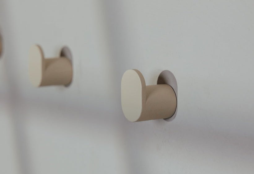 Kapstok/Kledinghaken Palo – Minimalistische wandhaken in set van 3 of 6