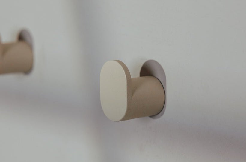 Kapstok/Kledinghaken Palo – Minimalistische wandhaken in set van 3 of 6