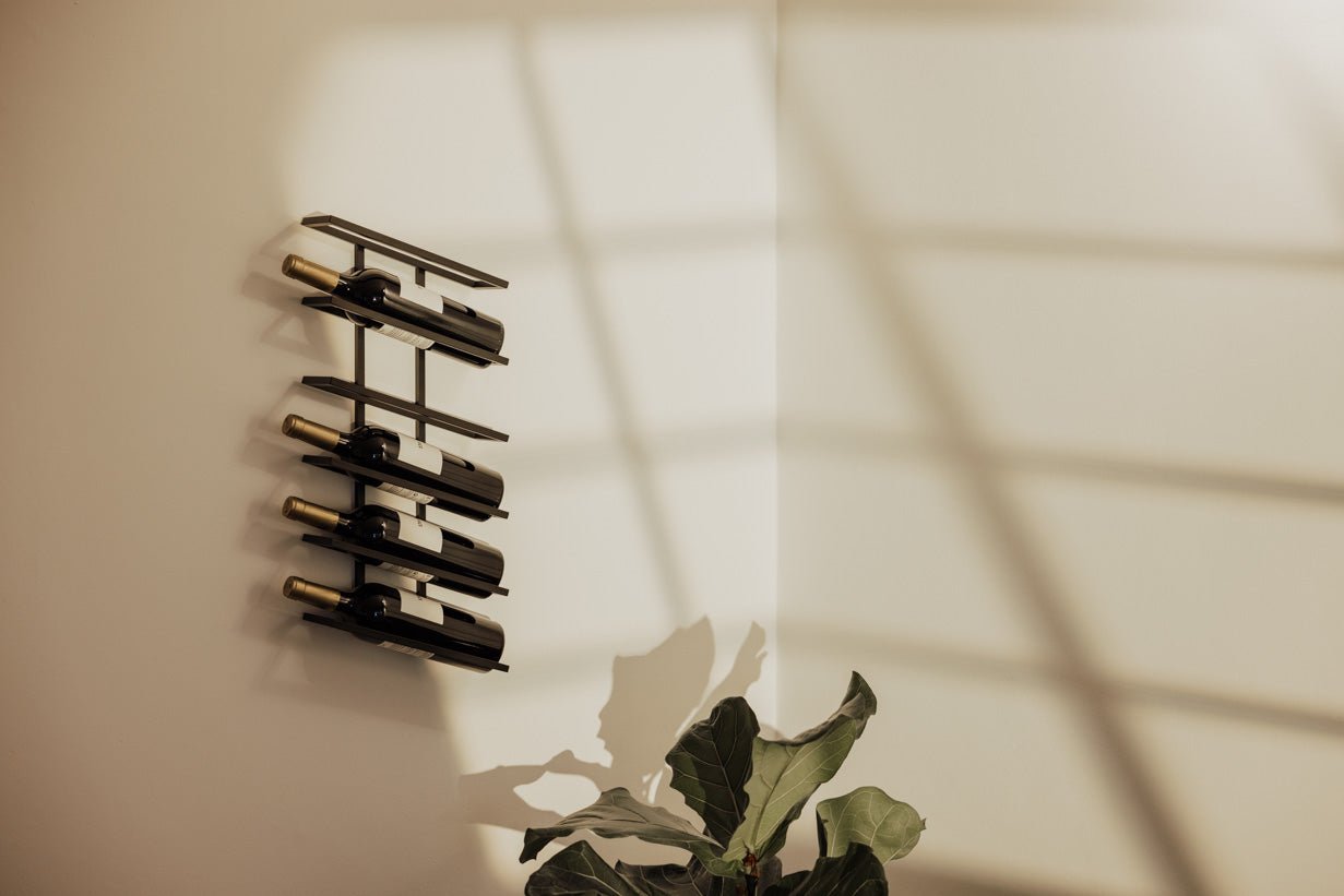 Wijnrek Vinia – Wandrek van Metaal voor stijlvolle wijnopslag