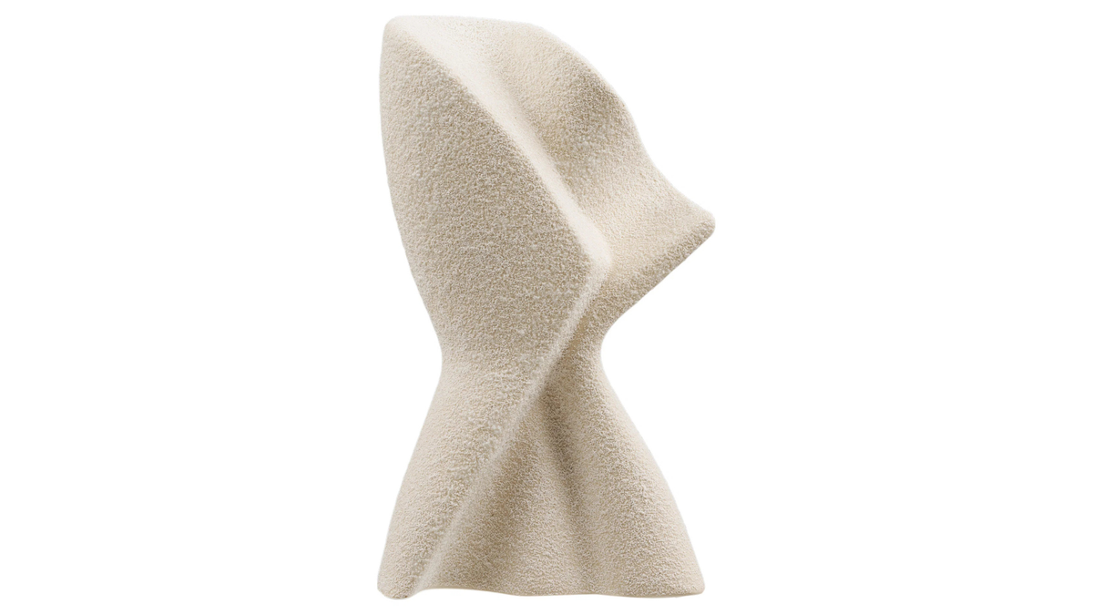Decoratiefiguur Kenlo - van witte keramiek