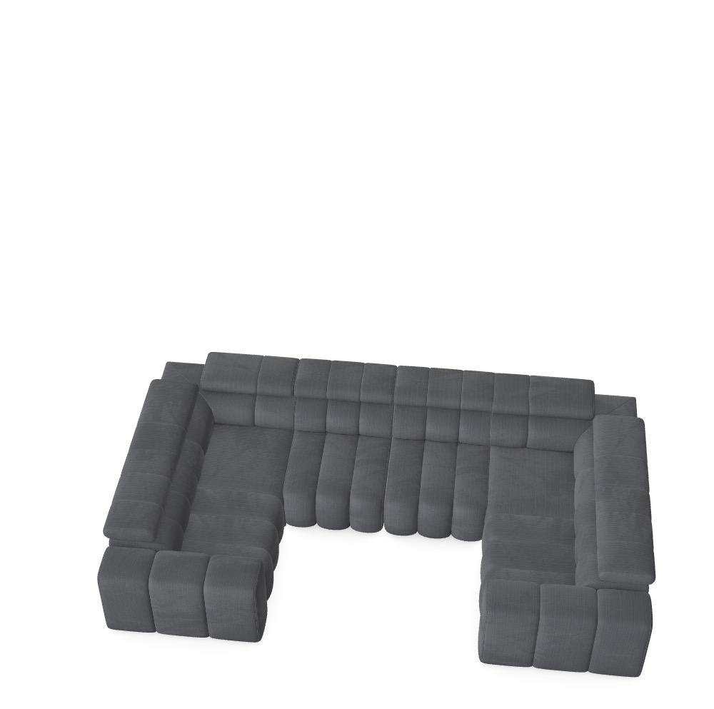 Modulair Sofa Zürich - Jouw gewenste configuratie 62V8BS