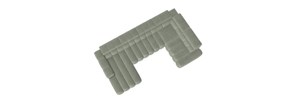 Modulair Sofa Zürich - Jouw gewenste configuratie 9K8CM7