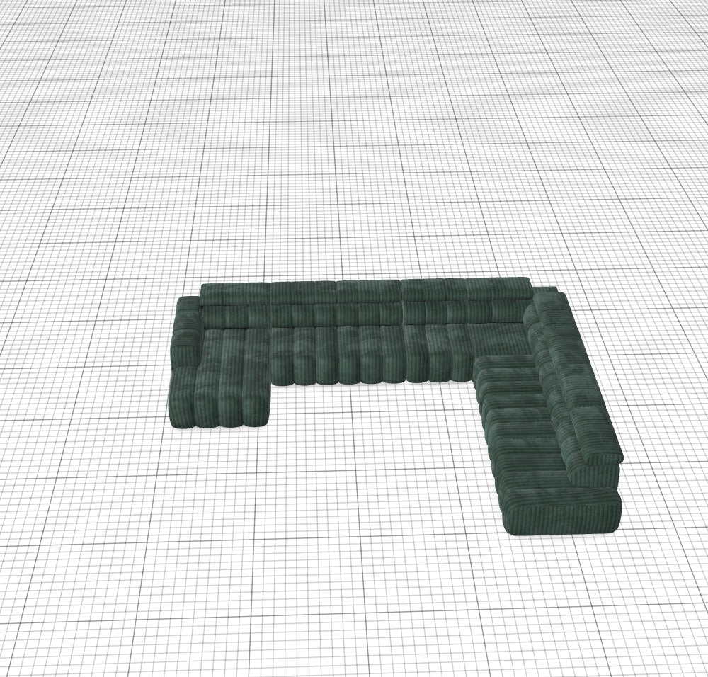 Modulaire bank Zürich - Jouw gewenste configuratie M_2WIZGP