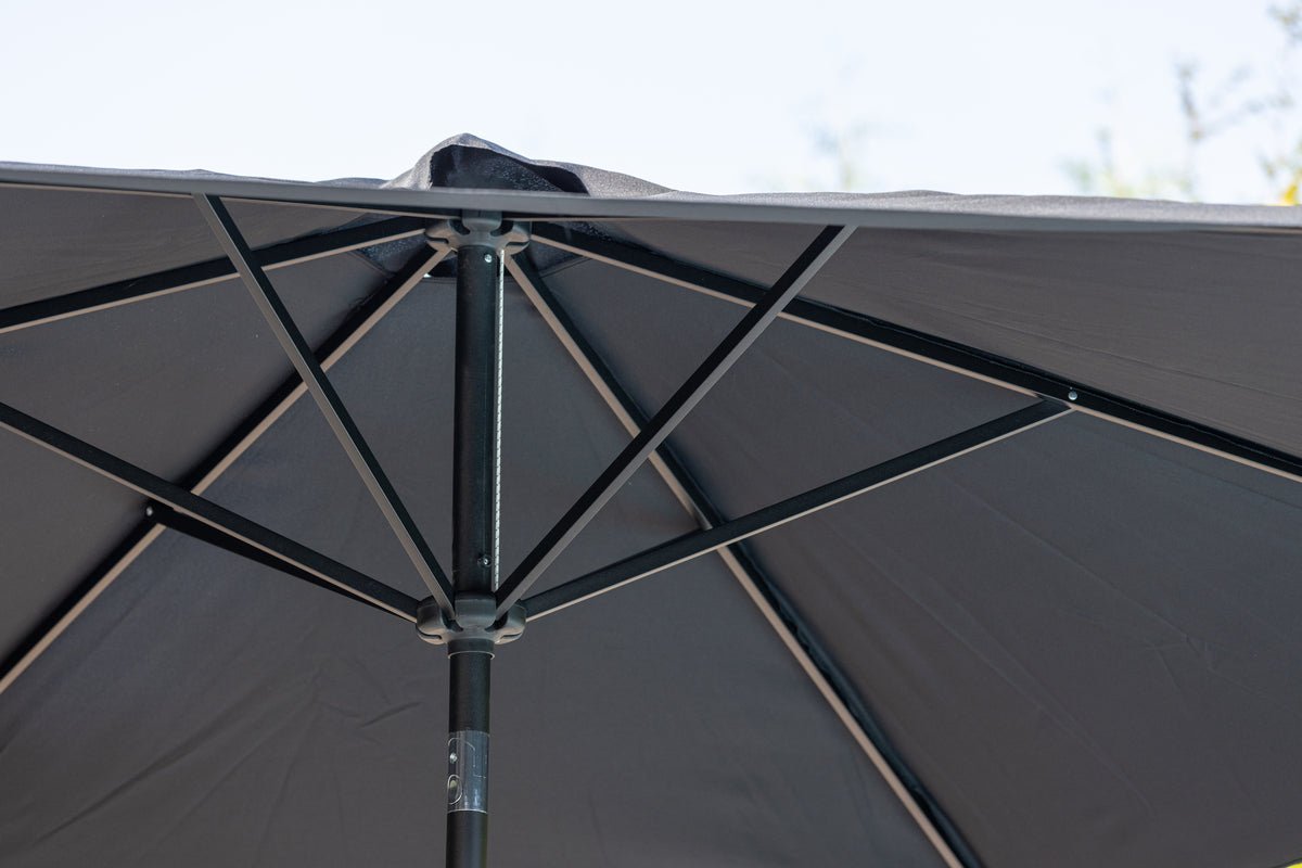 Parasol Mimor – Ø300 cm in Zwart