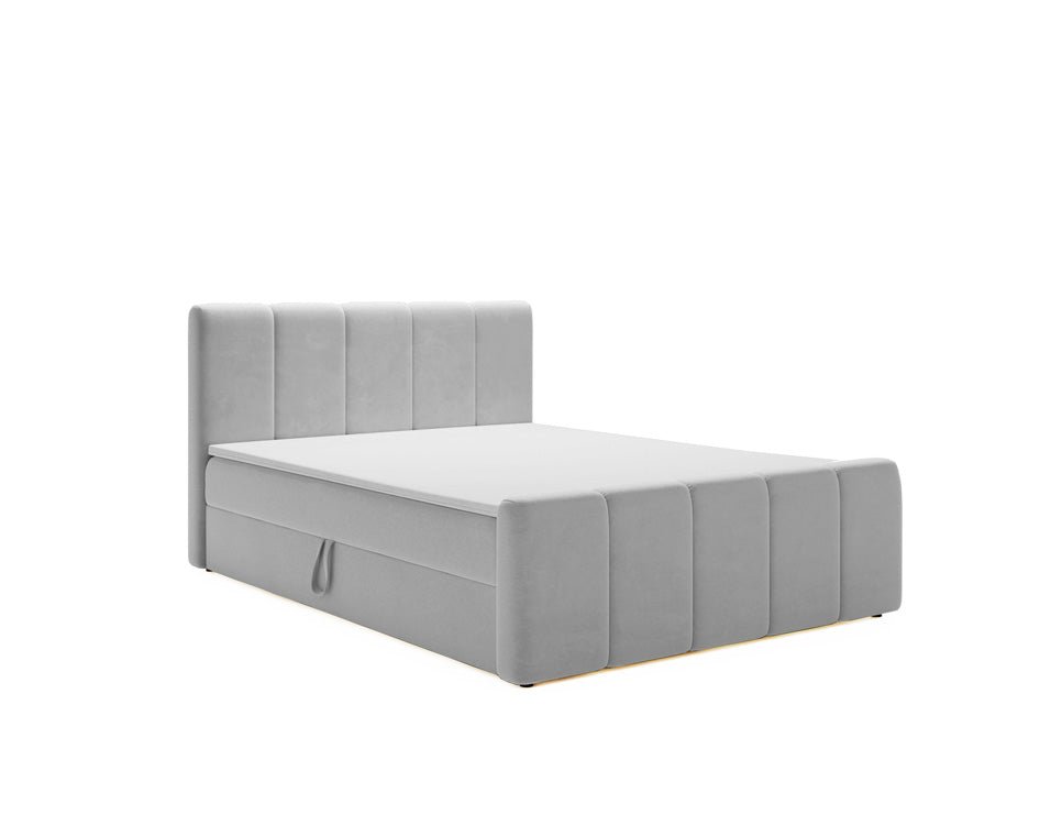 Boxspringbed Bergamo Fluweel met opbergruimte