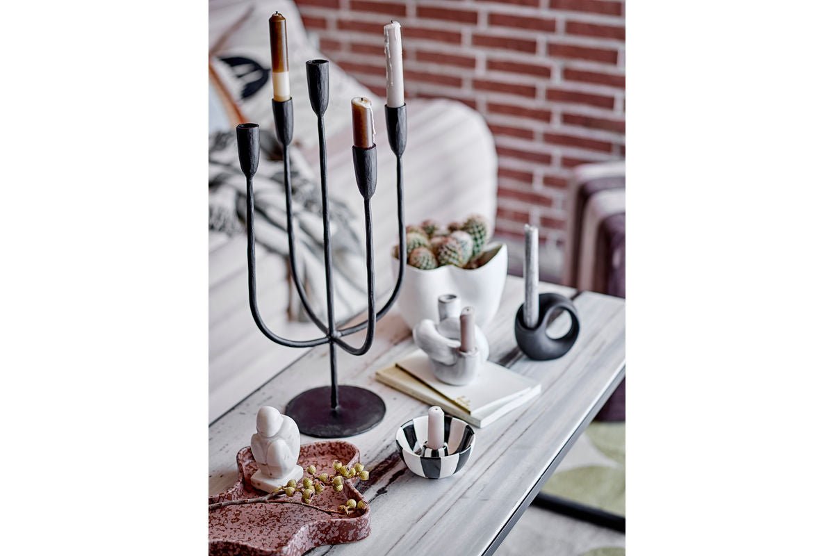 Bloempot Ivalo – Modern design van steengoed in Wit