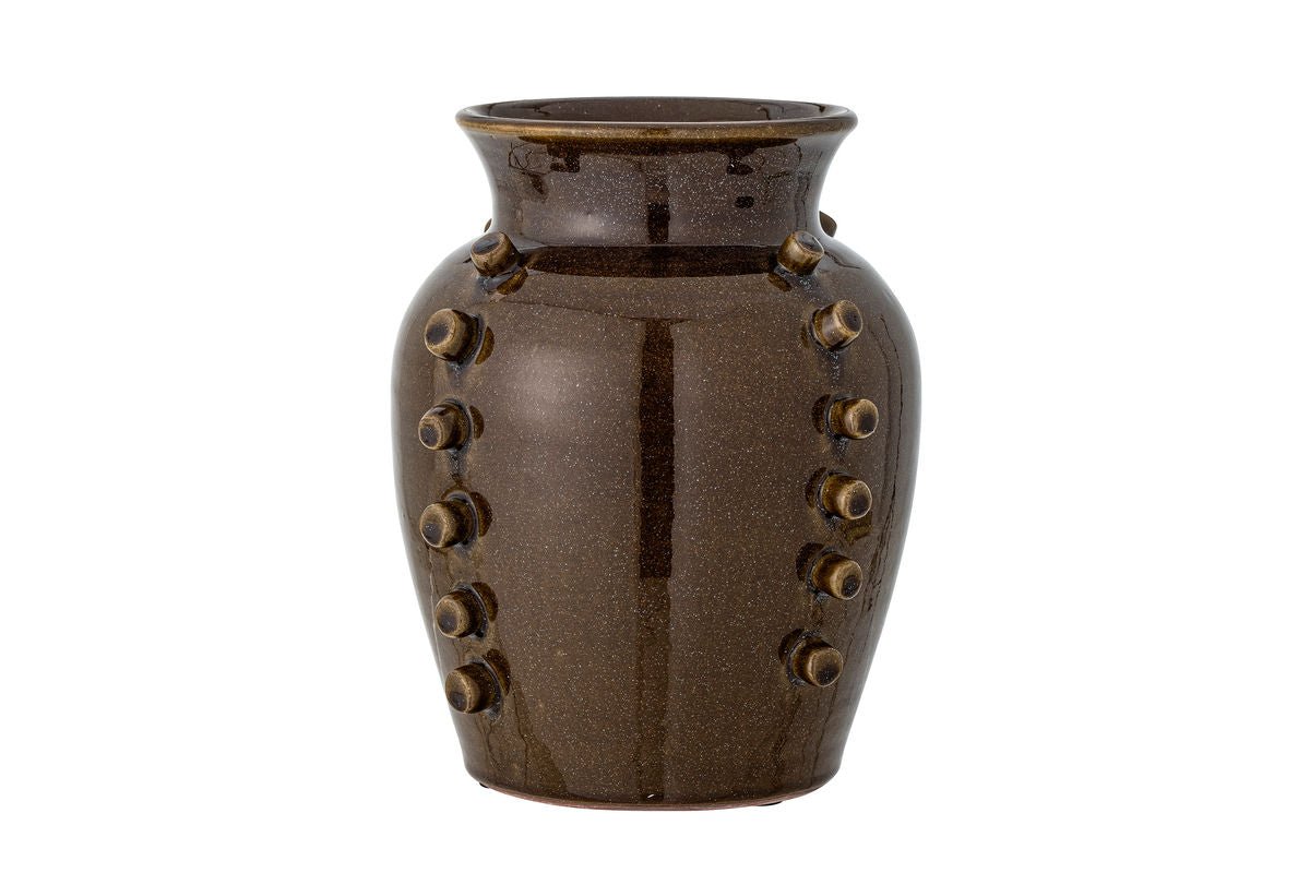 Decoratieve vaas „Orvella“ – Bruine terracotta