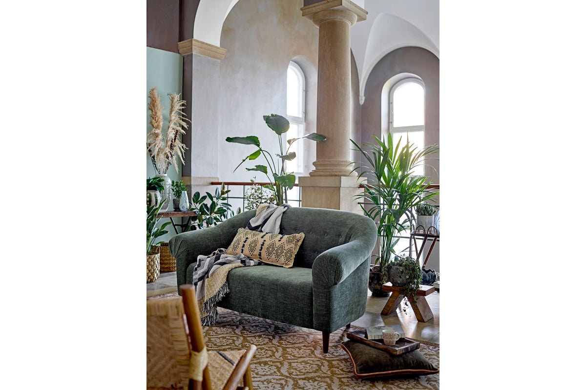 Decoratieve bloempot Verdana – Reactieve glazuur in Groen