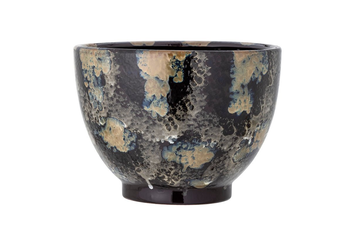 Bloempot Smaash – donker steengoed