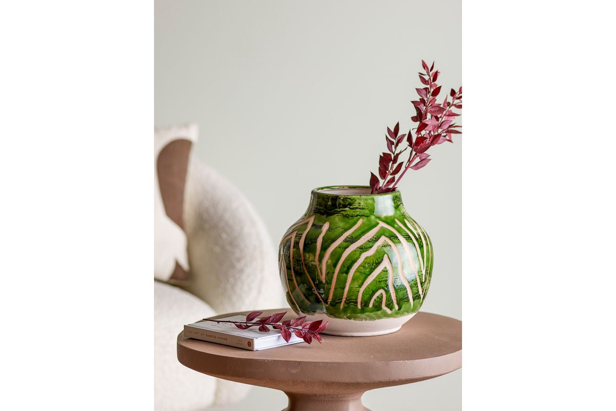 Vaas „Mirava“ – Groen steengoed