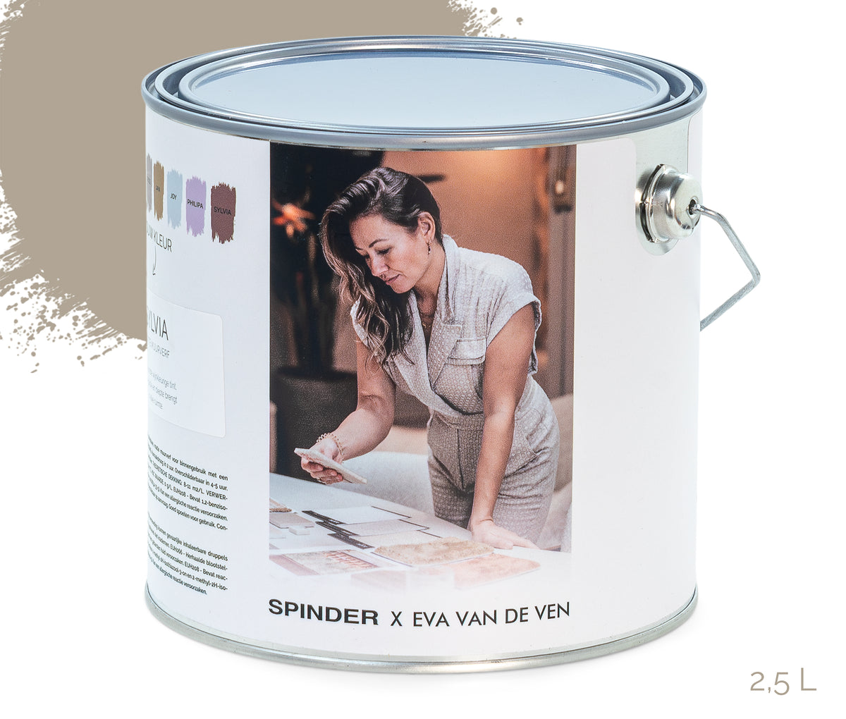Designer Wandfarbe Aunela - Grau