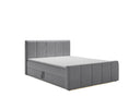 Boxspringbed Bergamo Fluweel met opbergruimte