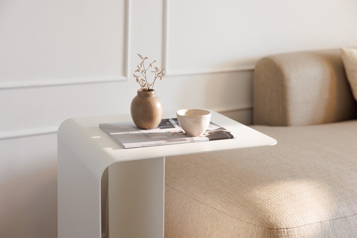 Salontafel/bijzettafel Cosmo – gepoedercoat Metaal in modern design