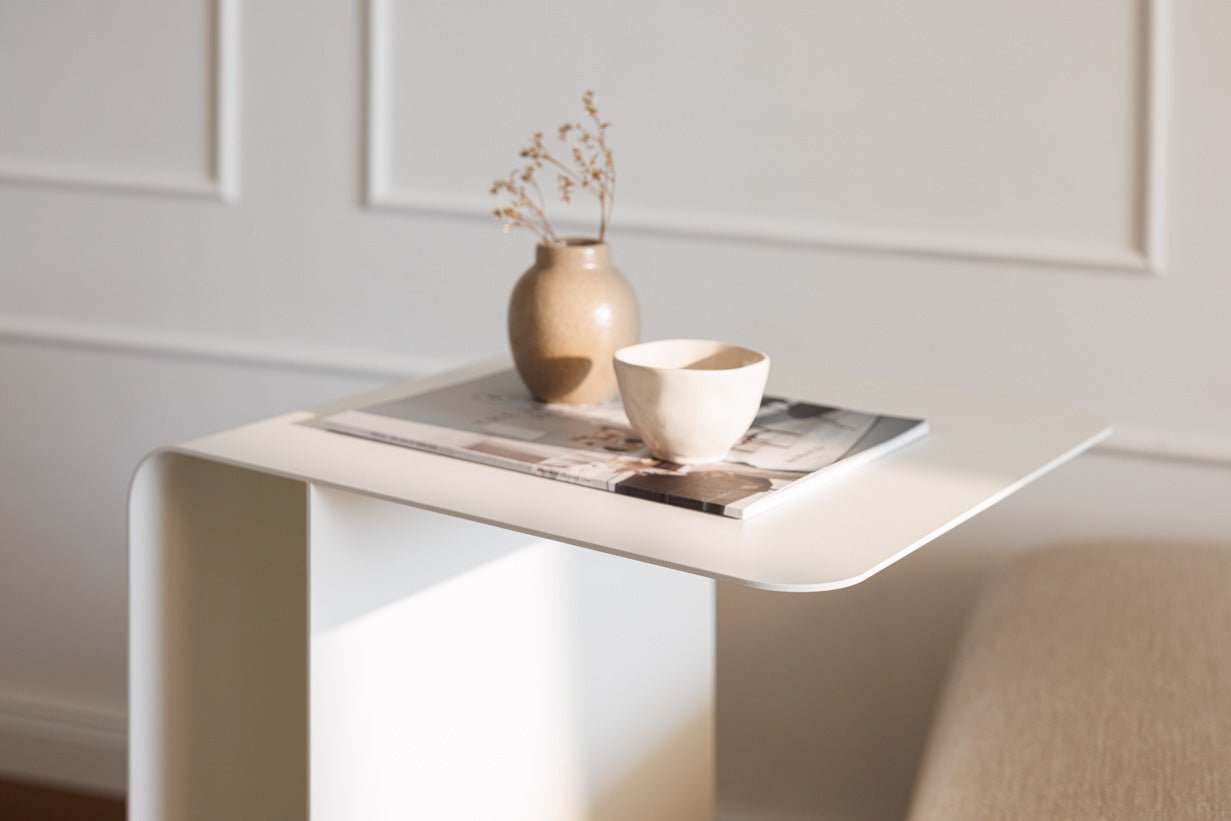 Salontafel/bijzettafel Cosmo – gepoedercoat Metaal in modern design