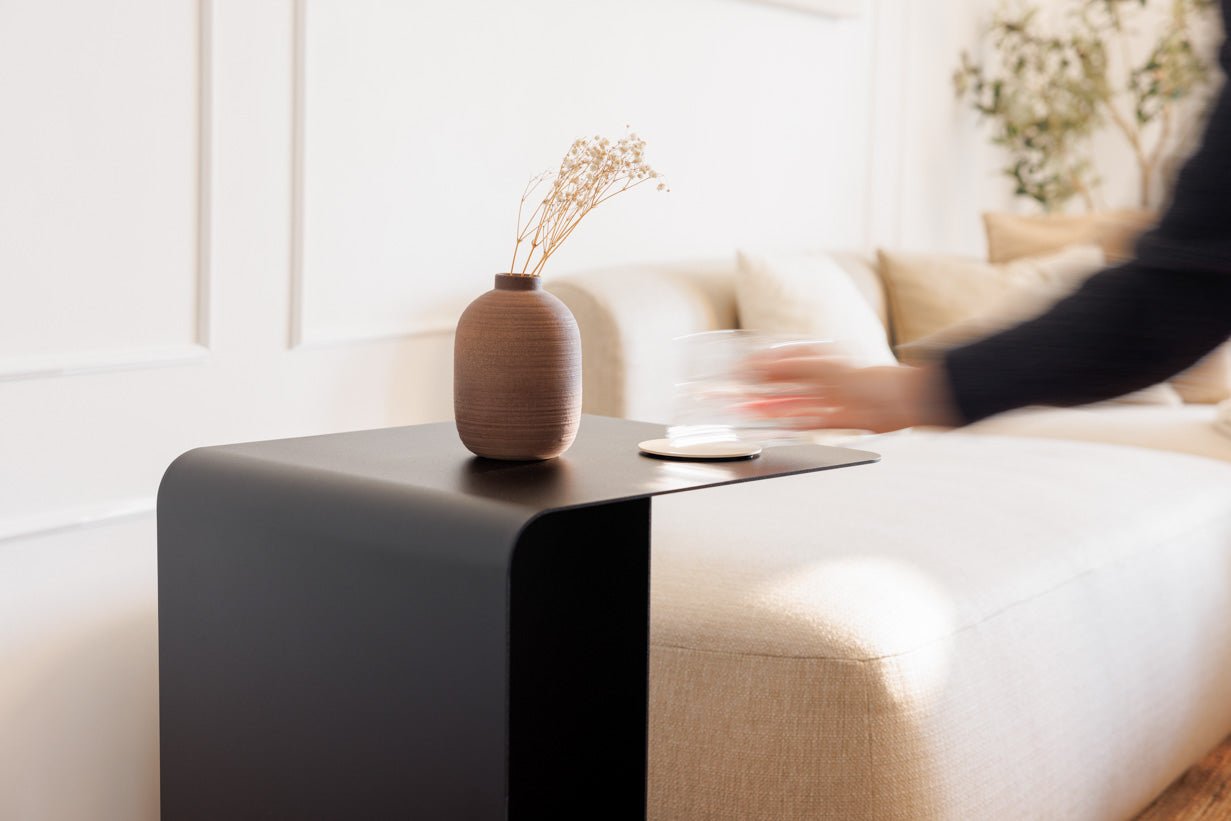 Salontafel/bijzettafel Cosmo – gepoedercoat Metaal in modern design