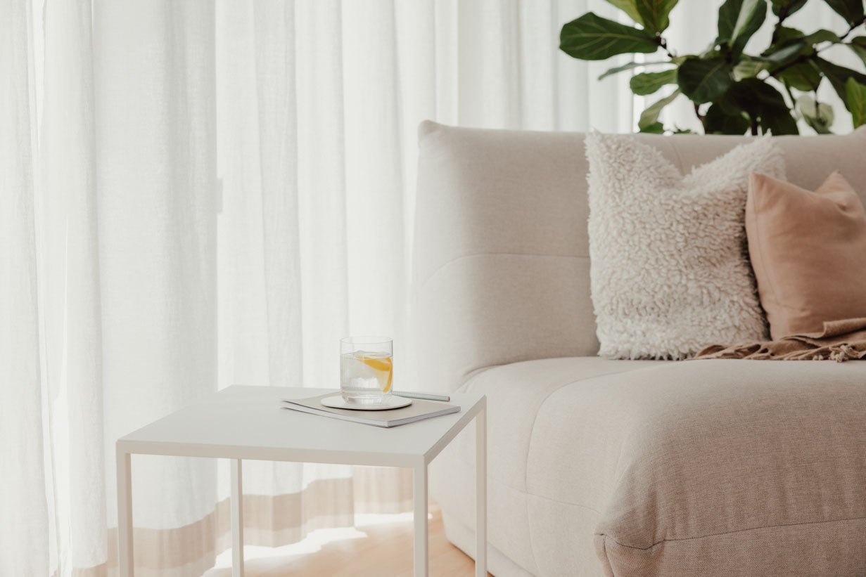 Salontafel/Bijzettafel Soli X – Minimalistisch ontwerp van staalplaat en Metaal