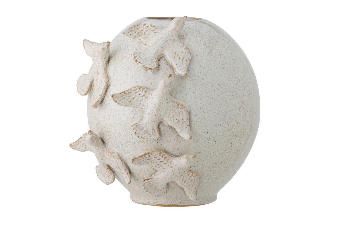 Vaas „Anira“ – Natuurlijke kleur steengoed