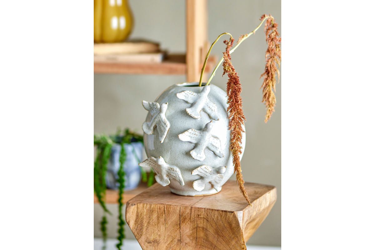 Vaas „Anira“ – Natuurlijke kleur steengoed