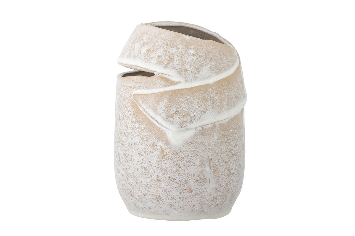 Vaas „Eluna“ – Natuurlijke kleur steengoed