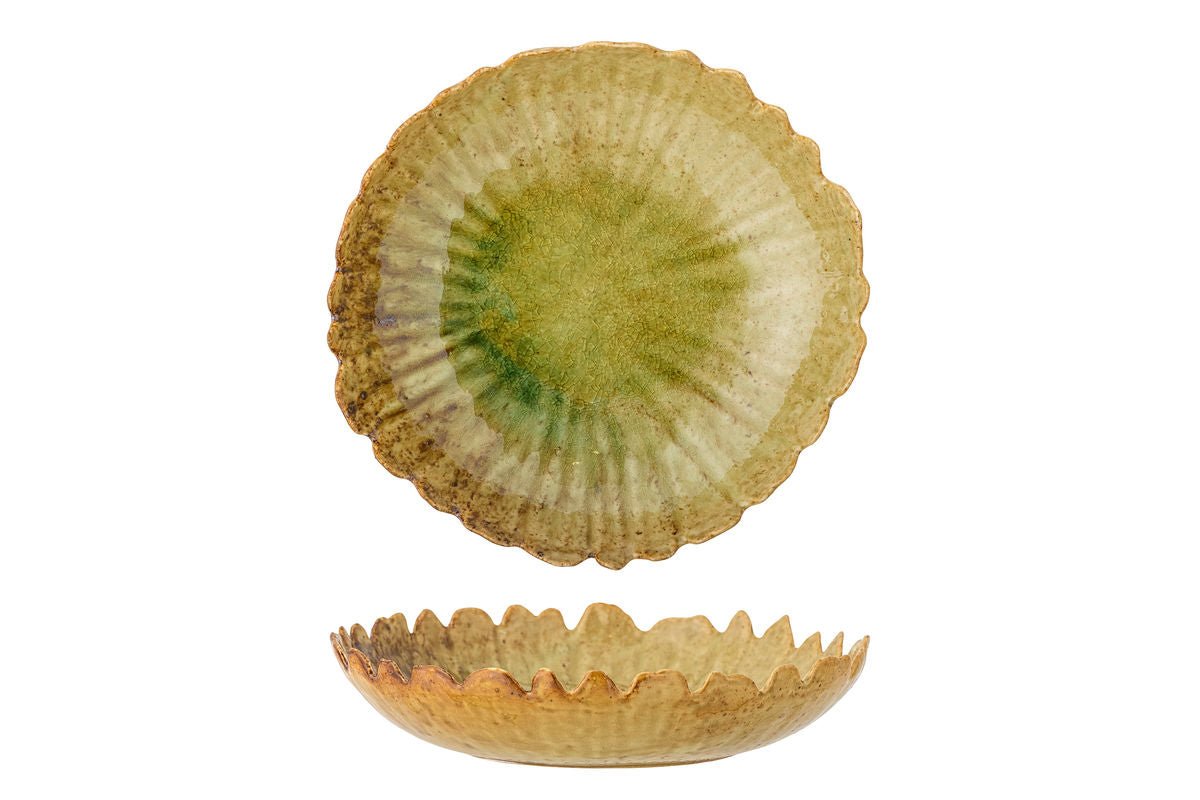 Schaal Taviro – steengoed met reactieve glazuur