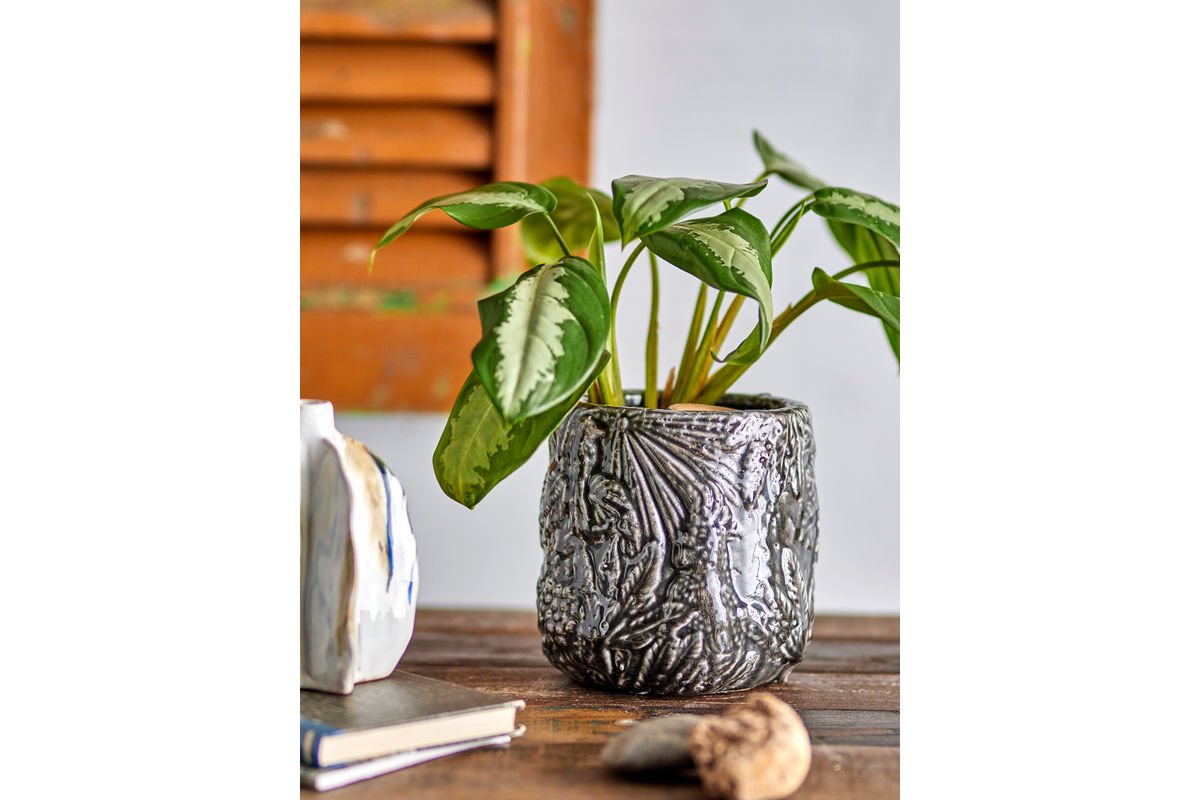 Bloempot Nikki – botanisch patroon