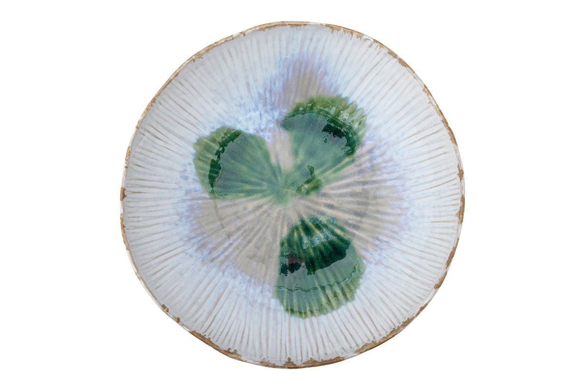 Schotel Rio – steengoed met reactieve glazuur in Groen