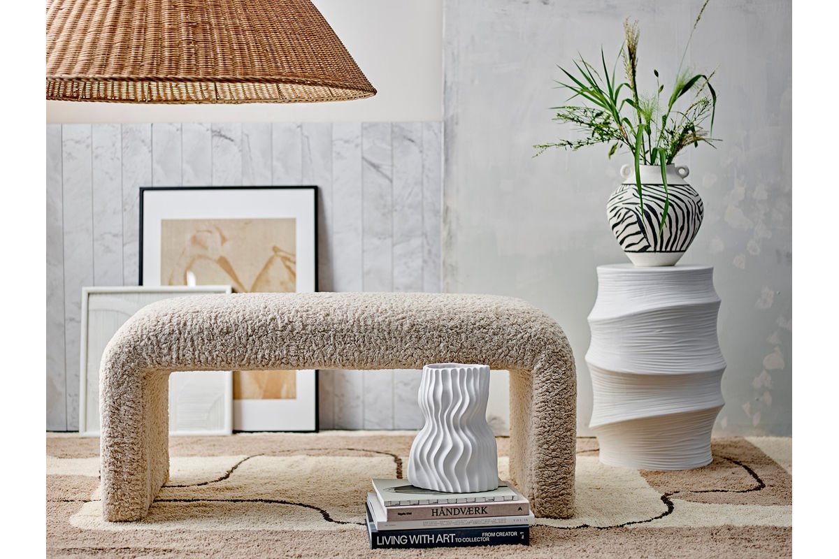 Vaas Alia - Wit, van keramiek