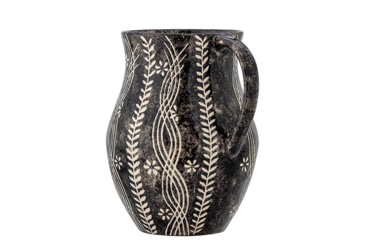 Krug Naira – met de hand beschilderd aardewerk in Zwart