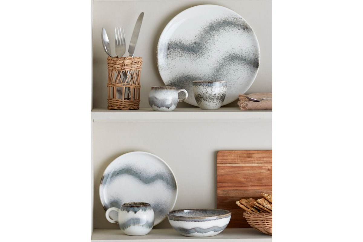 Kom Kelo – gemaakt van steengoed - set van 4