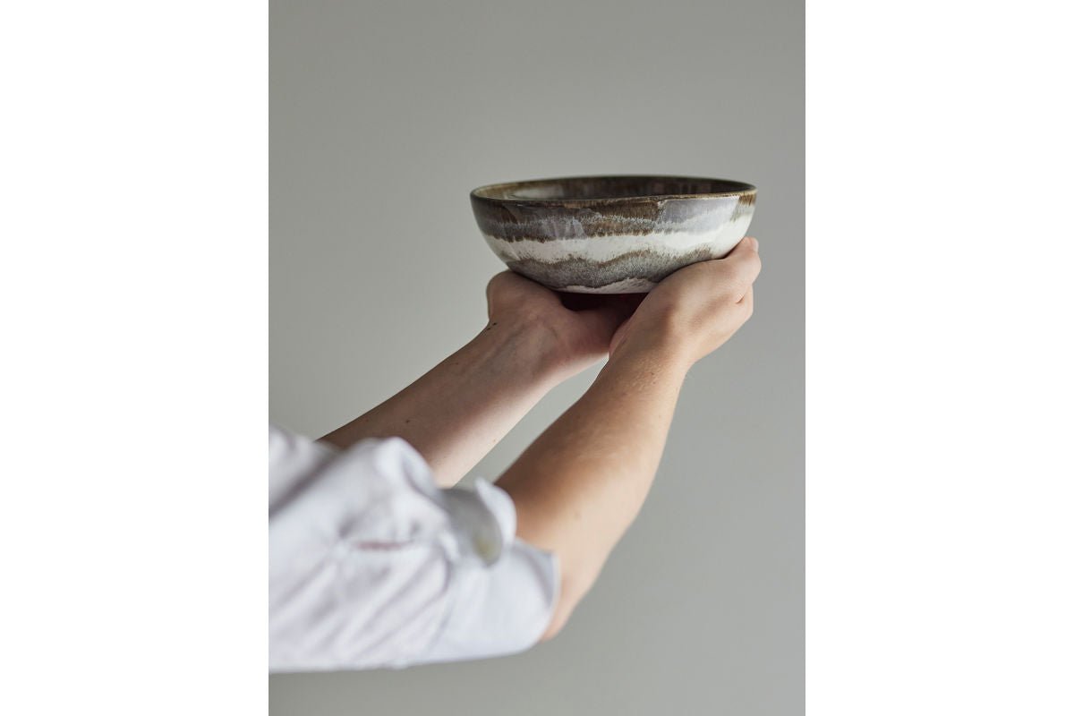 Kom Kelo – gemaakt van steengoed - set van 4