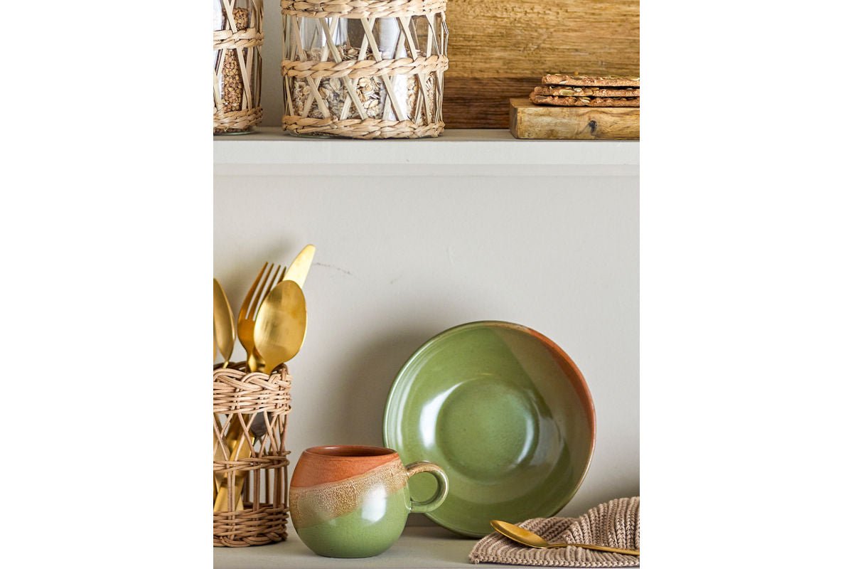 Schotel Épure – gemaakt van steengoed – reactieve glazuur