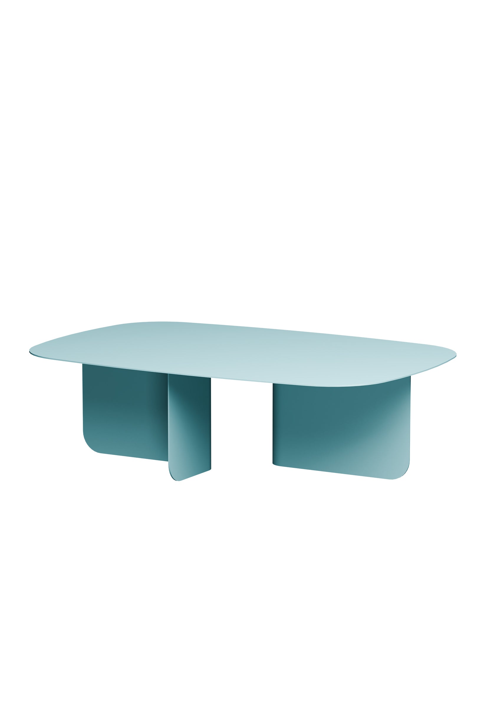Salontafel Livia – Japandi design van gepoedercoat plaatstaal