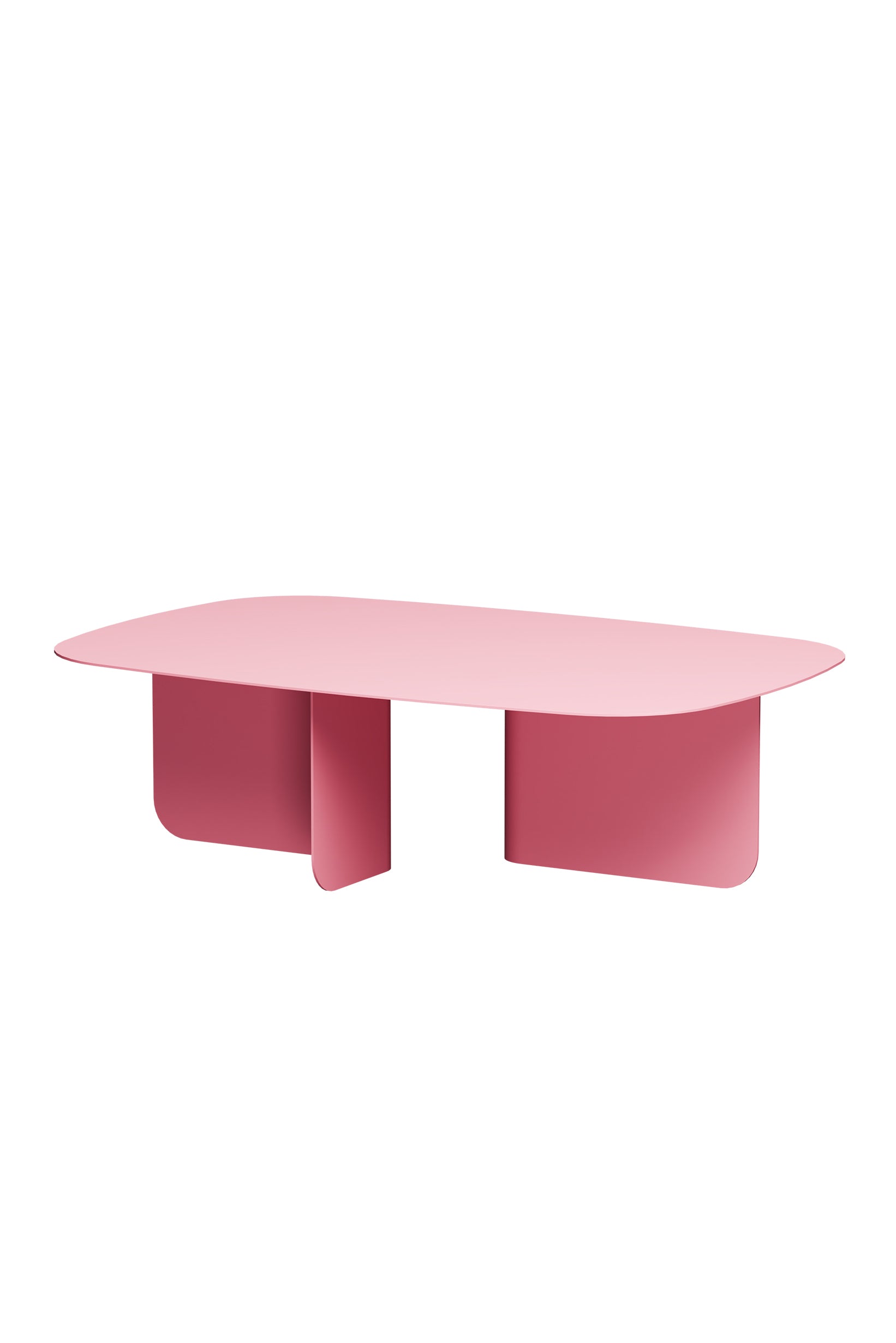 Salontafel Livia – Japandi design van gepoedercoat plaatstaal