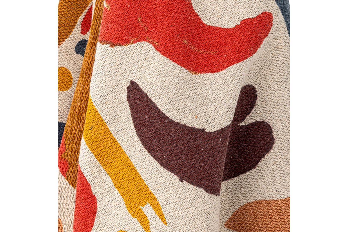 Plaid Tala - Kleurrijk, van gerecycled katoen