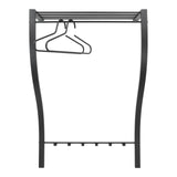 Designer Wandgarderobe Arcos - Schwarz