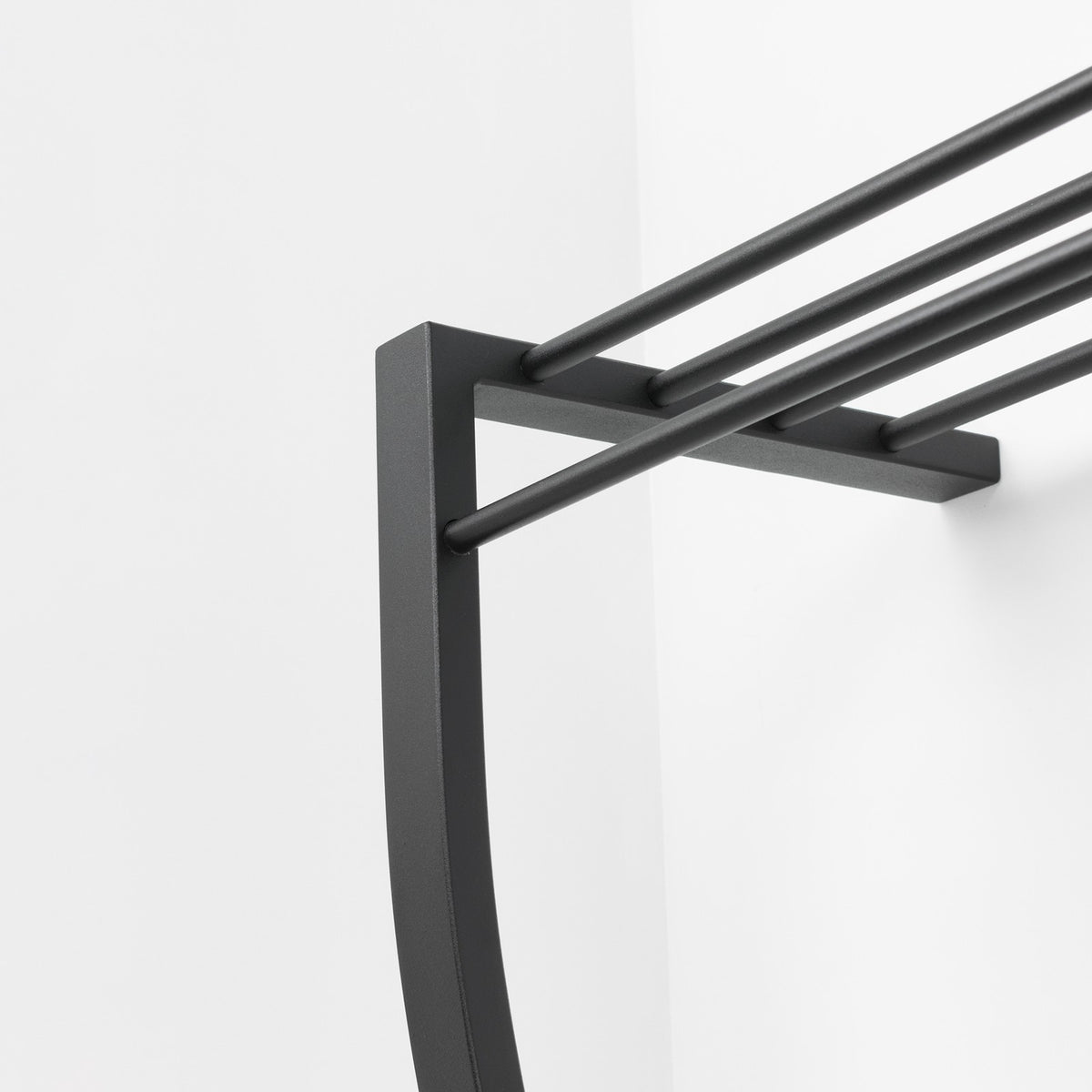Designer Wandgarderobe Arcos - Schwarz