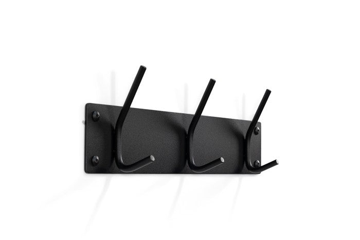 Designer Wandgarderobe Quillo - Schwarz