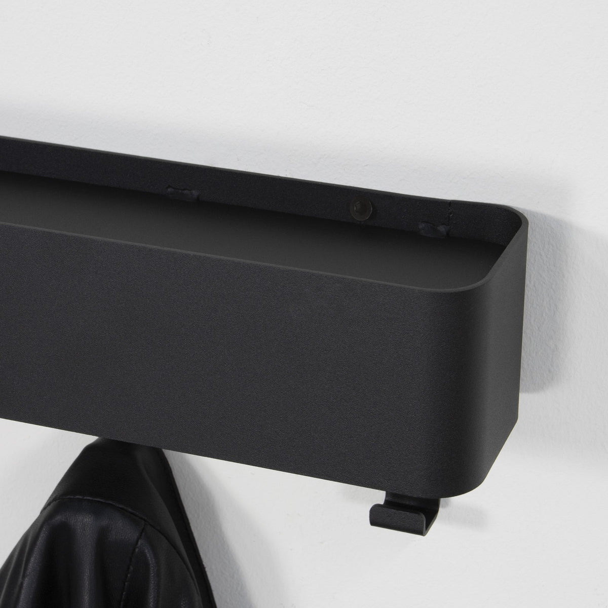 Designer Wandgarderobe Varia - Schwarz