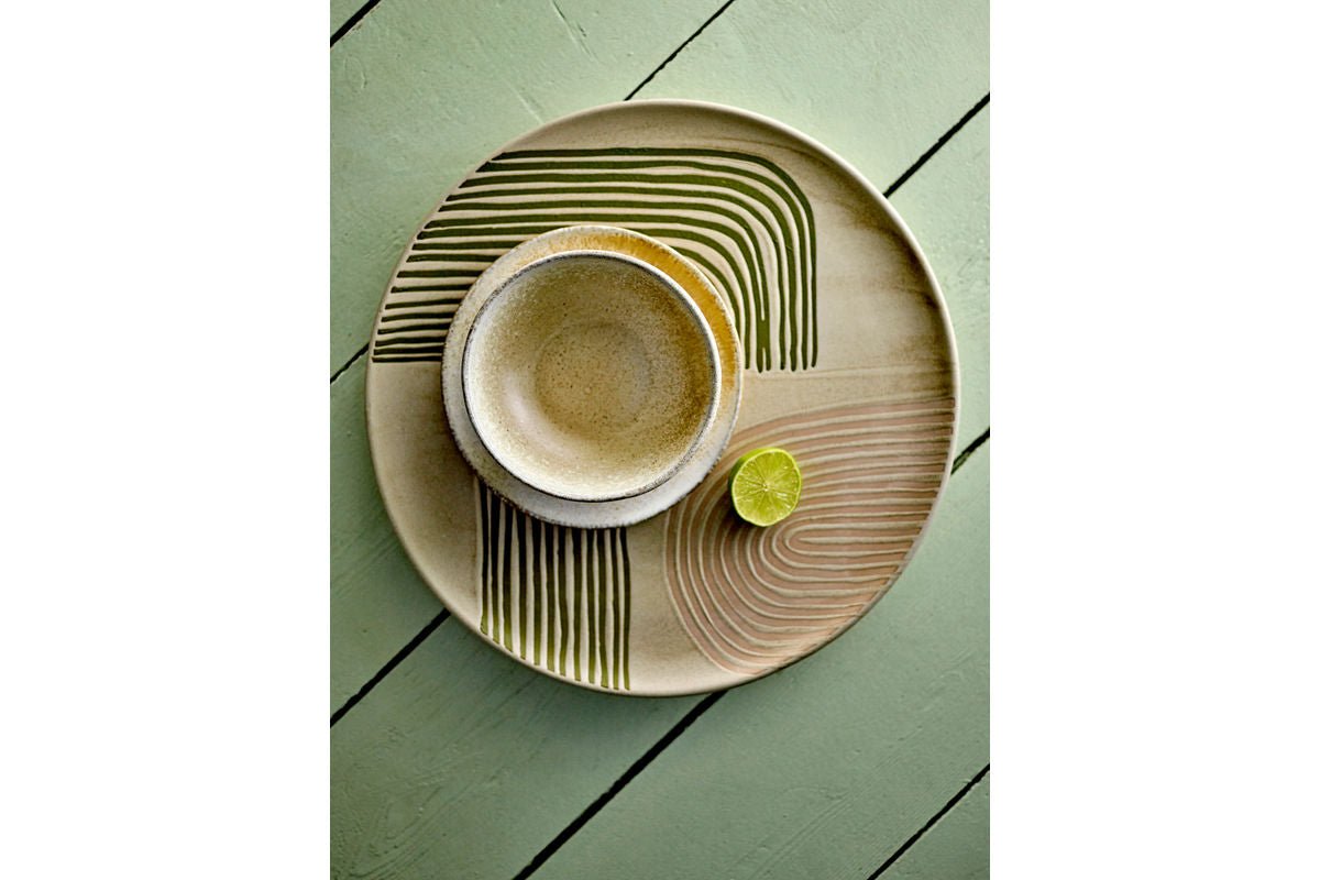 Schotel Épure – gemaakt van steengoed – reactieve glazuur